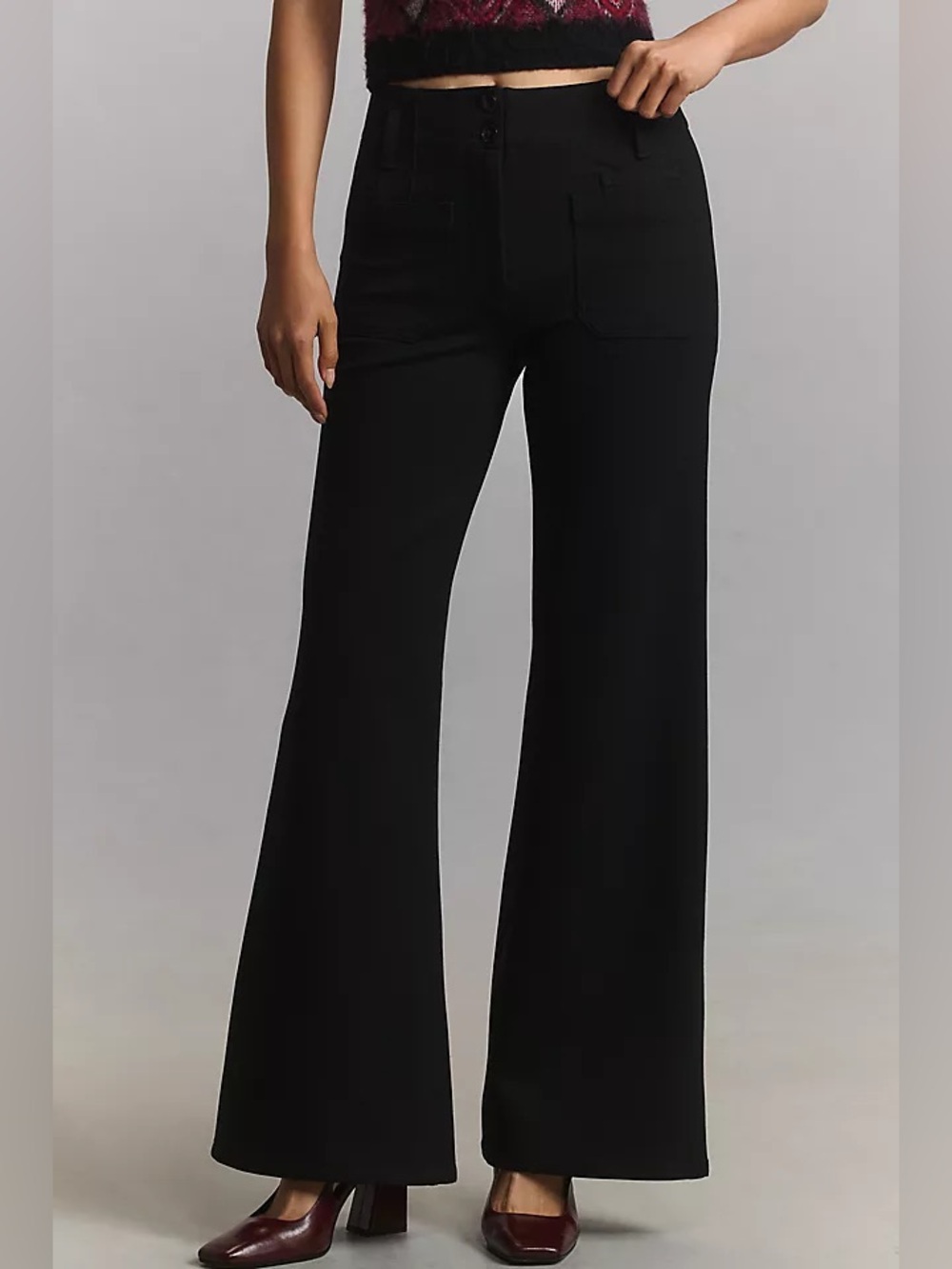 Anthropologie Maeve Wide Leg Pant Flare